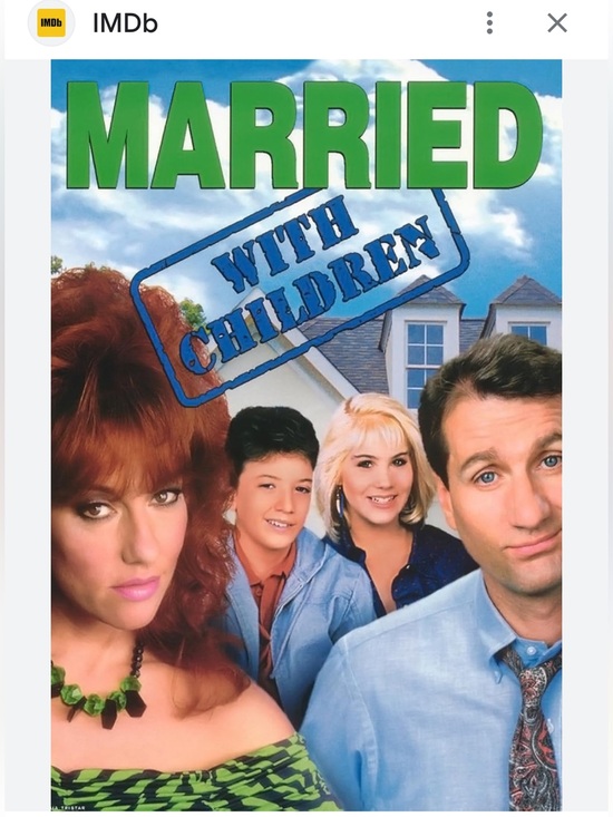 509 Minutes Sony Pictures DVD Collection Other - #2721* Married with Children Poster Featuring Main Cast - Blue & Green